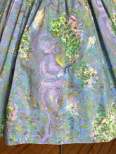 Load image into Gallery viewer, RARE vintage 1950s Marc Chagall novelty Evening Enchantment cotton dress {xs}