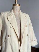 Load image into Gallery viewer, vintage 1950s cream cropped swing coat {up to XL}