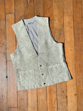 Load image into Gallery viewer, vintage 1950s gold metallic vest