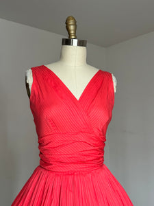 vintage 1950s Jerry Gilden sun dress {xxs}