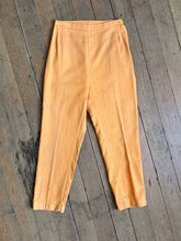 Load image into Gallery viewer, vintage 1960s high waisted side zip pants {xxs-xs}