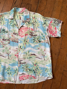 vintage 1950s Hawaiian shirt AS-IS