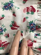 Load image into Gallery viewer, vintage 1930s strawberry dress {s}