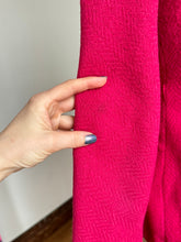 Load image into Gallery viewer, vintage 1940s fuchsia pink wool jacket {XXL}