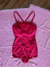 Load image into Gallery viewer, vintage 1950s pink swimsuit {s}