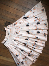 Load image into Gallery viewer, vintage 1950s floral skirt {s}