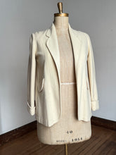 Load image into Gallery viewer, vintage 1950s cream cropped swing coat {up to XL}