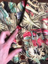Load image into Gallery viewer, vintage 1970s does 40s rayon gaucho pullover shirt