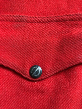 Load image into Gallery viewer, vintage 1950s FILSON cruiser red wool mackinaw jacket AS-IS