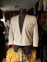 Load image into Gallery viewer, vintage 1950s Masculini cropped wool rockabilly jacket
