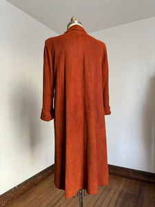 vintage 1940s suede coat {m/L}