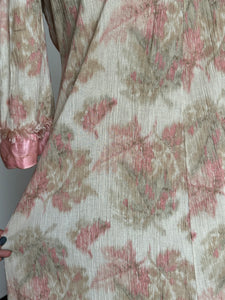 antique 1910s cotton wrap dressing gown {XL}