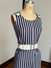 Load image into Gallery viewer, vintage 1960s striped jumpsuit {s}