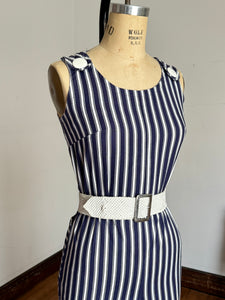 vintage 1960s striped jumpsuit {s}