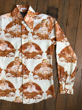 Load image into Gallery viewer, vintage 1970s Playboy pin up shirt