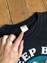Load image into Gallery viewer, vintage 1980s KEEP BC HELMET FREE t-shirt