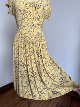 Load image into Gallery viewer, vintage 1940s novelty pony dress {m}