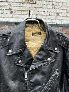 vintage 1950s Excelled horsehide biker jacket