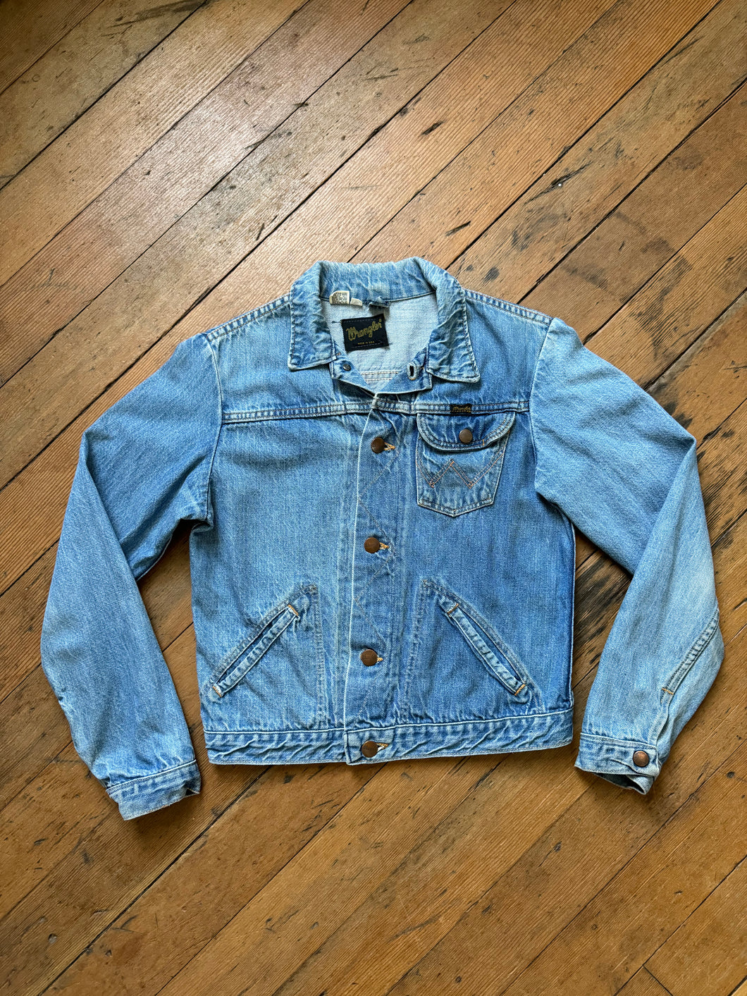 vintage 1970s Wrangler denim jacket