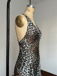 vintage 1970s Vanity Fair leopard jumpsuit {xs/s}