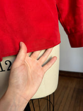 Load image into Gallery viewer, vintage 1940s red jacket {m/L}