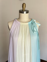 Load image into Gallery viewer, vintage 1960s colorful peignoir lingerie set {L}