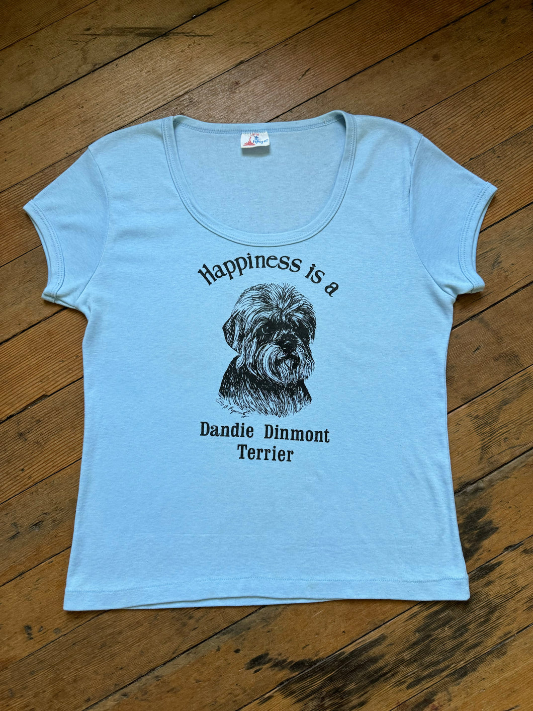 vintage 1970s terrier t shirt