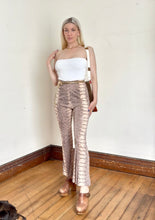 Load image into Gallery viewer, vintage 1960s snakeskin pant set tunic mini dress and pant set {xs}