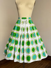 Load image into Gallery viewer, vintage 1950s watermelon skirt {xs}