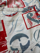 Load image into Gallery viewer, vintage 1950s alphabet shirt {xs}