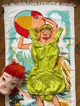 Load image into Gallery viewer, vintage 1950s Rose Marie Reid green swimsuit {s-m}