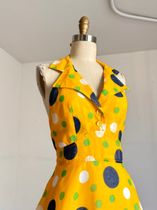 NOS vintage 1970s halter dress {s}