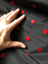 Load image into Gallery viewer, vintage 1940s polka dot dress {xs}