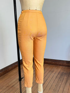 vintage 1960s high waisted side zip pants {xxs-xs}