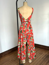 Load image into Gallery viewer, vintage 1960s novelty couples jumpsuit {xxs}