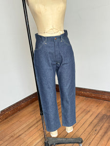 NOS vintage 1960s Sanforized denim jeans