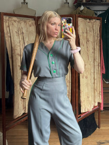 RARE vintage 1940s women’s baseball uniform {xs}