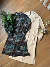 Load image into Gallery viewer, vintage 1970s novelty tree dress {s}