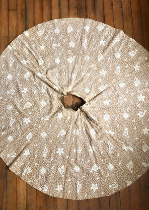 vintage 1950s under the Sea full circle skirt