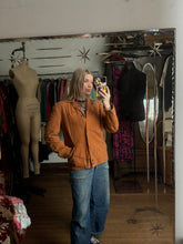 Load image into Gallery viewer, vintage 1940s 50s peach suede jacket {m/l}