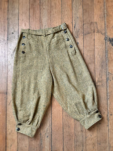 vintage 1920s knickerbockers trousers plus four breeches 30" waist