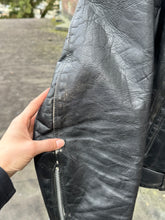 Load image into Gallery viewer, vintage 1950s Excelled horsehide biker jacket