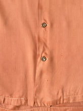 Load image into Gallery viewer, vintage 1950s long sleeve rayon shirt - loop collar