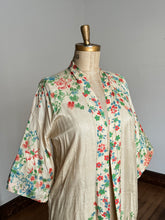 Load image into Gallery viewer, vintage 1920s silk pongee robe