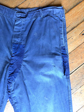 Load image into Gallery viewer, vintage 1960s 70s French moleskin work pants
