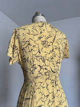 Load image into Gallery viewer, vintage 1940s novelty pony dress {m}