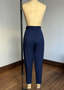 vintage 1940s navy ski pants {xs}