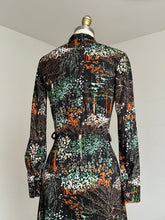 Load image into Gallery viewer, vintage 1970s novelty tree dress {s}