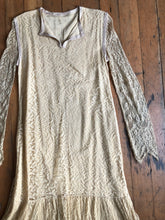 Load image into Gallery viewer, vintage 1930s lace dress {xs}