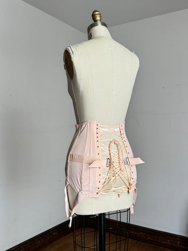 vintage 1940s CAMP corset girdle {xxs}